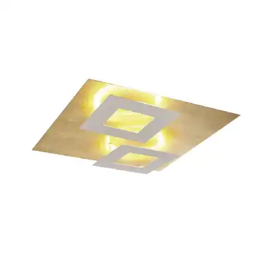 Dalia 50cm Ceiling, 48W LED, 3000K, 3360lm, Gold White, 3yrs Warranty