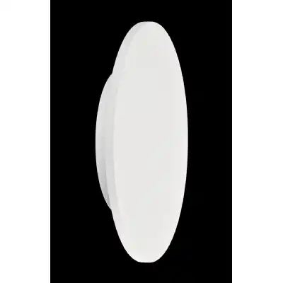 Bora Bora Wall Light 27cm Round 16W LED 3000K, 1350lm, Matte White, 3yrs Warranty