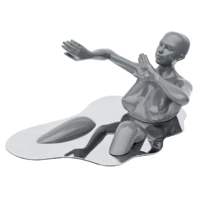 Bathing Lady Sculpture – Grey