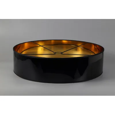 Hertford Round, 600 x 150mm Shade (B), Gold Black