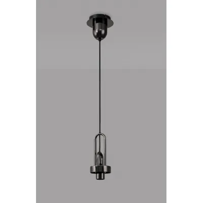 Black Chrome Matt Black IP20 Suspension Kit E27 Lamp Holder