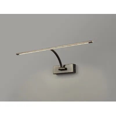Horam Large 1 Arm Wall Lamp Picture Light, 1 x 10W LED, 3000K, 850lm, Bronze, 3yrs Warranty
