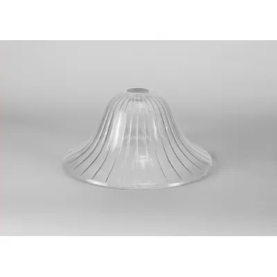 Sandy Bell 30cm Clear Glass (D), Lampshade