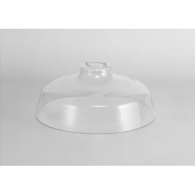 Sandy Flat Round 38cm Clear Glass (H), Lampshade