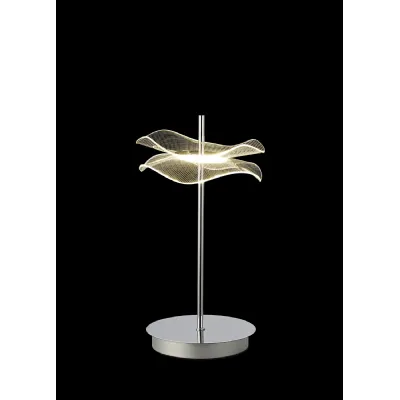 Uckfield Table Lamp, 1 x 6W LED, 4000K, 460lm, Polished Chrome, 3yrs Warranty
