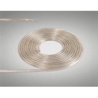 Knightsbridge 25m Roll Clear 2 Core 0.75mm Cable VDE Approved