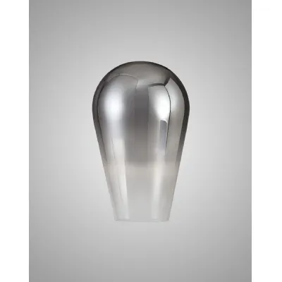 Epsom 23cm Pear Shaped Glass (E), Smoke Fade Clear