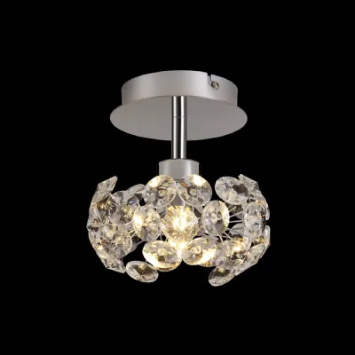 Camden 1 Light G9 Surface Light With Polished Chrome And Crystal Shade