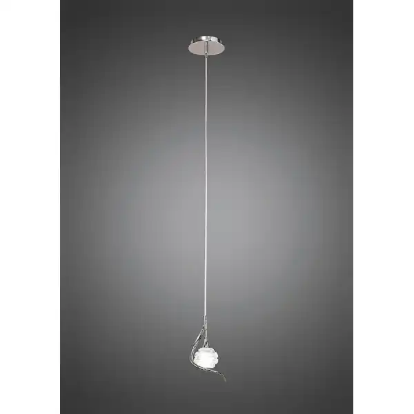 Dali Pendant 1 Light G9, Polished Chrome