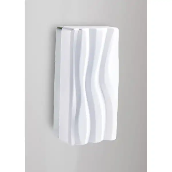 Arena Wall Lamp 12W LED White IP44 3000K,720lm,Polished Chrome White Acrylic,3yrs Warranty