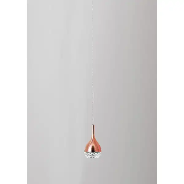 Khalifa Pendant 1 Light GU10 Copper