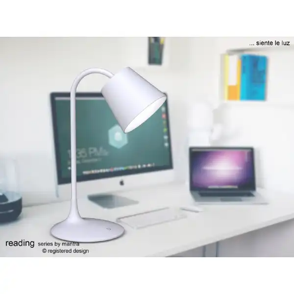 Why do you need a desk lamp for screen reading?