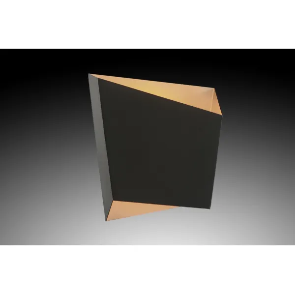 Asimetric Wall Light Rhombus, 1 x GX53 (Max 20W) Black