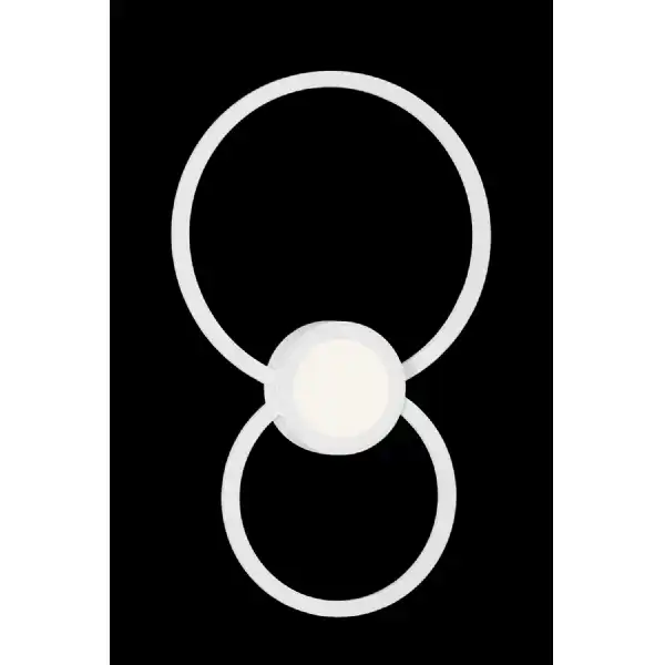 Mural Wall Lamp Circles, 24W, 3000K, 1440lm, White, 3yrs Warranty