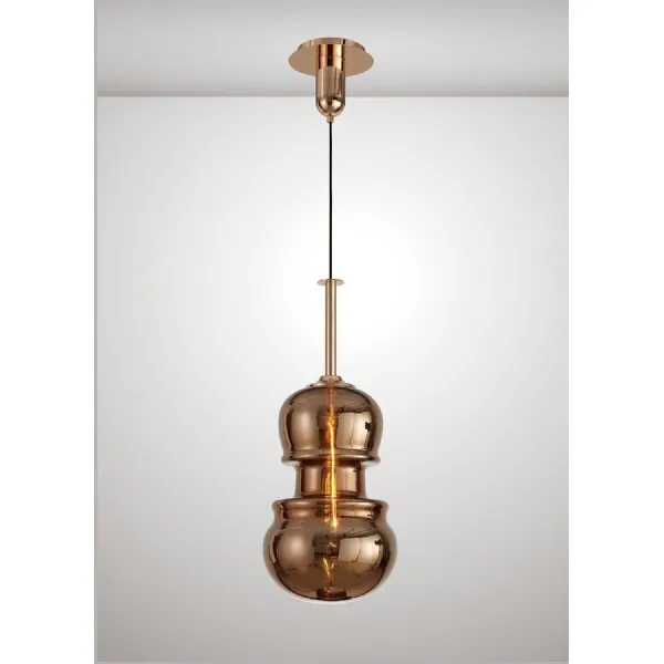 Sonata Pendant 29cm Round, 1 x E27, Copper