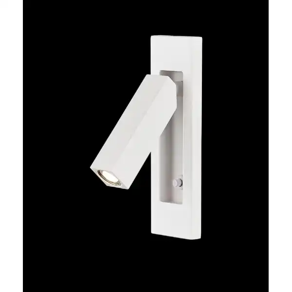 Gokova Wall Lamp, 3W LED, 3000K, 210lm, Sand White, 3yrs Warranty