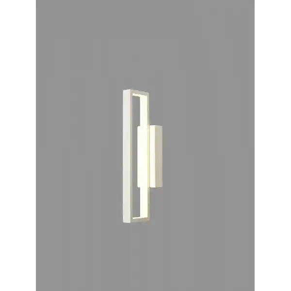 Durban Wall Lamp, 10W LED, 3000K, 780lm, White, 3yrs Warranty