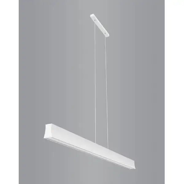 Hanok Linear Pendant 110deg, 38W LED, 3000K, 2850lm, White, 3yrs Warranty