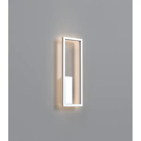 Boutique Rectangle Wall Lamp, Dimmable, 21W LED, 3000K, 1130lm, White, 3yrs Warranty