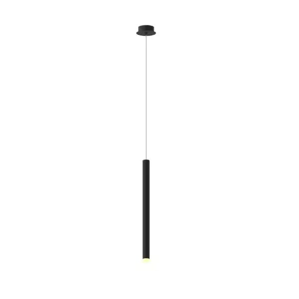 Cala 1 Light Pendant, 6W LED, 3000K, 420lm, Sand Black, 3yrs Warranty