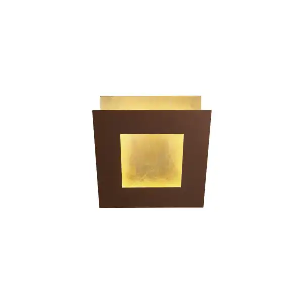 Dalia 14cm Wall Lamp, 12W LED, 3000K, 840lm, Gold Rust Brown, 3yrs Warranty