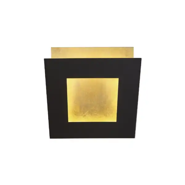 Dalia 18cm Wall Lamp, 18W LED, 3000K, 1260lm, Gold Black, 3yrs Warranty