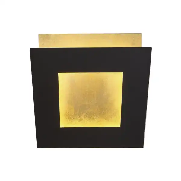 Dalia 22cm Wall Lamp, 24W LED, 3000K, 1680lm, Gold Black, 3yrs Warranty