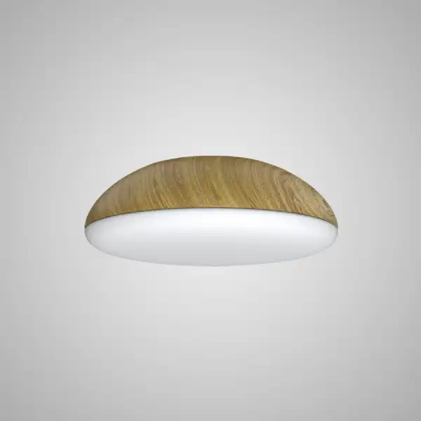 Kazz Ceiling 38cm Round, 4 x E27 (Max 20W LED), Wood