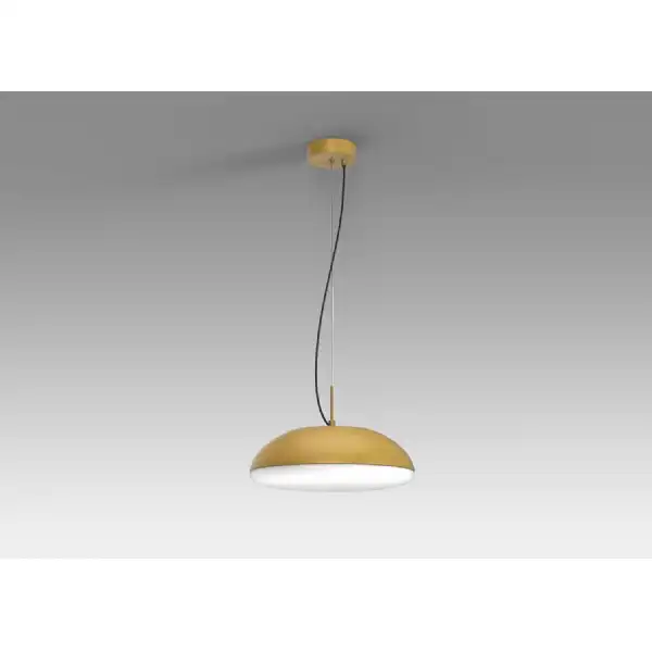 Kazz Pendant 38cm Round, 4 x E27 (Max 20W LED), Gold