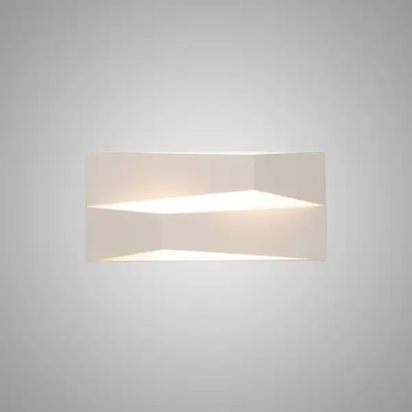 Fuji Wall Light 10W LED 3000K, 920lm, White, 3yrs Warranty