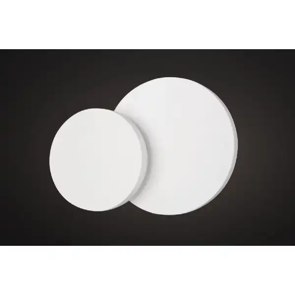 Tahiti Wall Light Circles 5W LED 3000K Matt White, 285lm, 3yrs Warranty