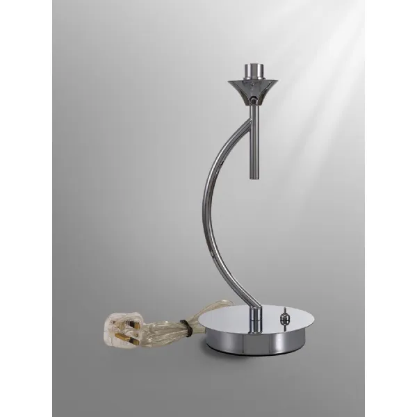 Abingdon Polished Chrome 1 Light G9 Vertical Table Lamp, Suitable For A Vast Selection Of Glass Shades