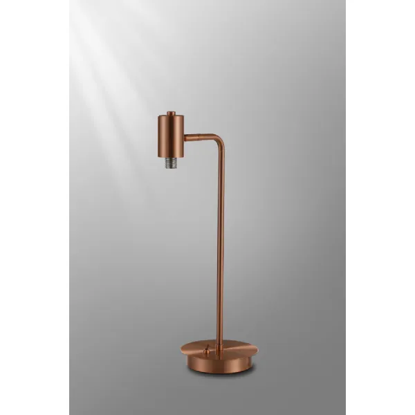 Hook Adjustable Table Lamp (FRAME ONLY), 1 x G9, Antique Copper
