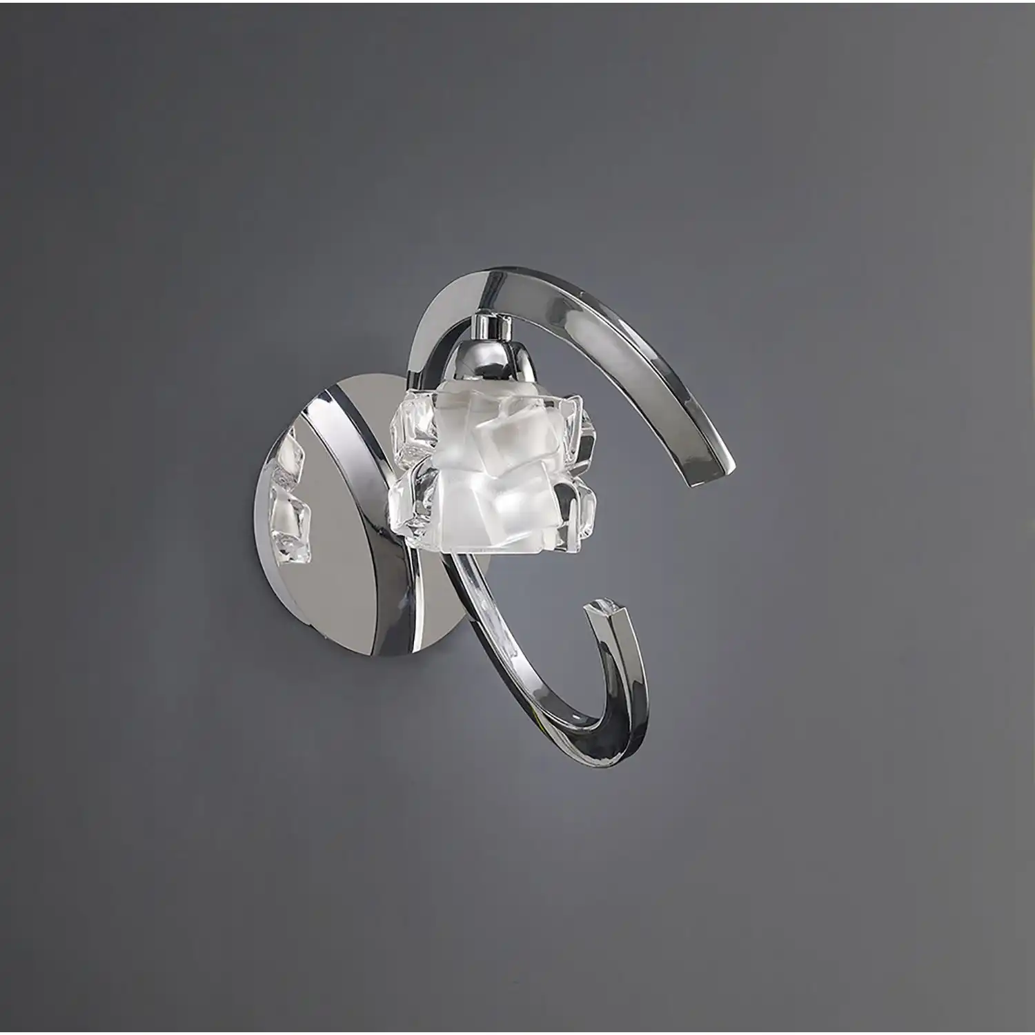 Ice Wall Lamp 1 Light G9 Polished Chrome