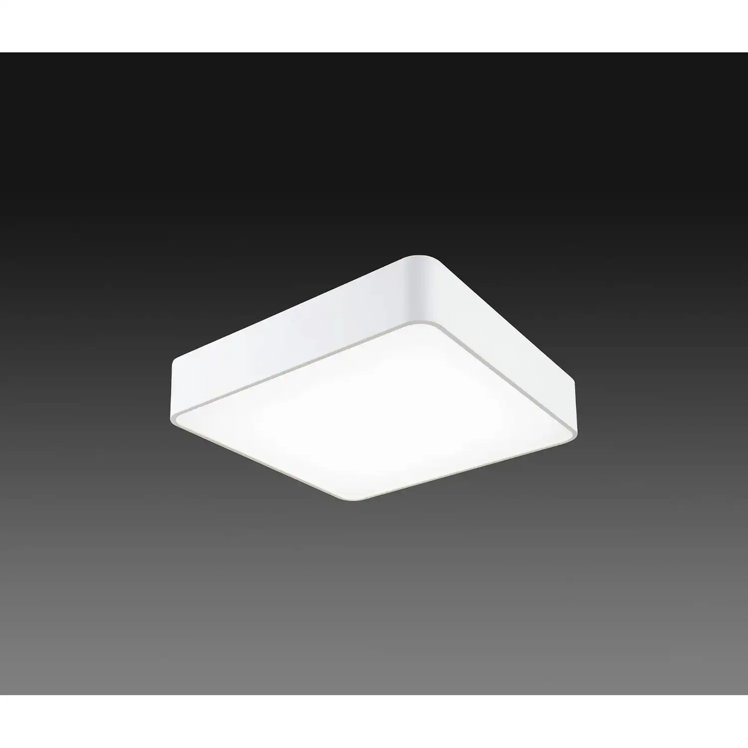 Cumbuco Flush 60cm Square, 4800lm, 80W LED 4000K White Acrylic, 3yrs Warranty