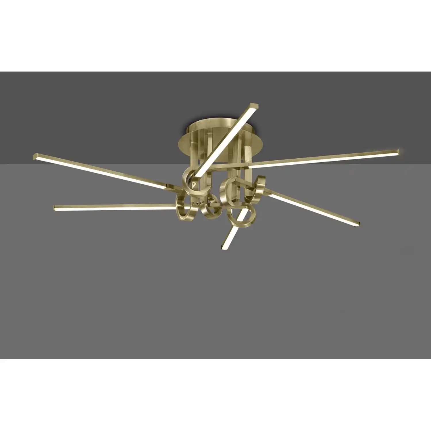 Cinto Ceiling 42W LED, 3000K, 3360lm, Antique Brass, 3yrs Warranty