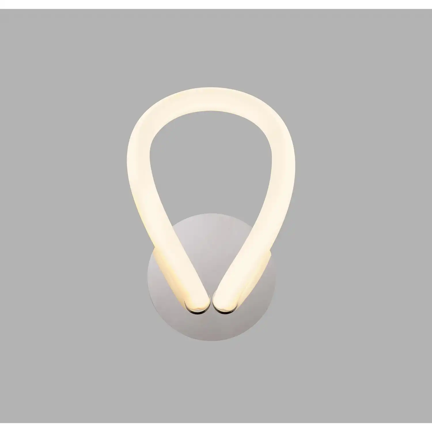 Knot II Wall Lamp, 12W LED, 3000K, 900lm, IP20, Chrome, 3yrs Warranty