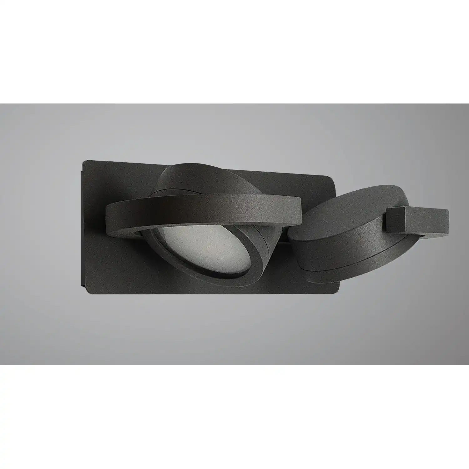 Iguazu Wall Lamp, Requires 2 x GX53, IP54, Anthracite, 2yrs Warranty