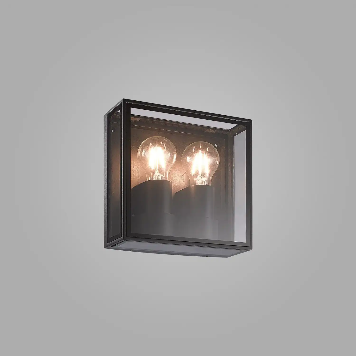 Verbier Vertical Wall Lamp, 2 x E27, IP65, Anthracite, 2yrs Warranty