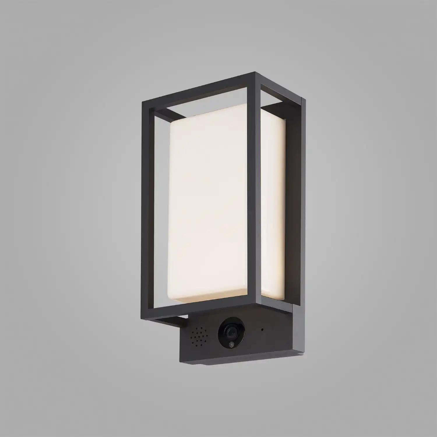 Meribel Camera WIFI CCT Wall Lamp, 9W LED, 2700 6000K, 530lm, IP54, Graphite, 3yrs Warranty