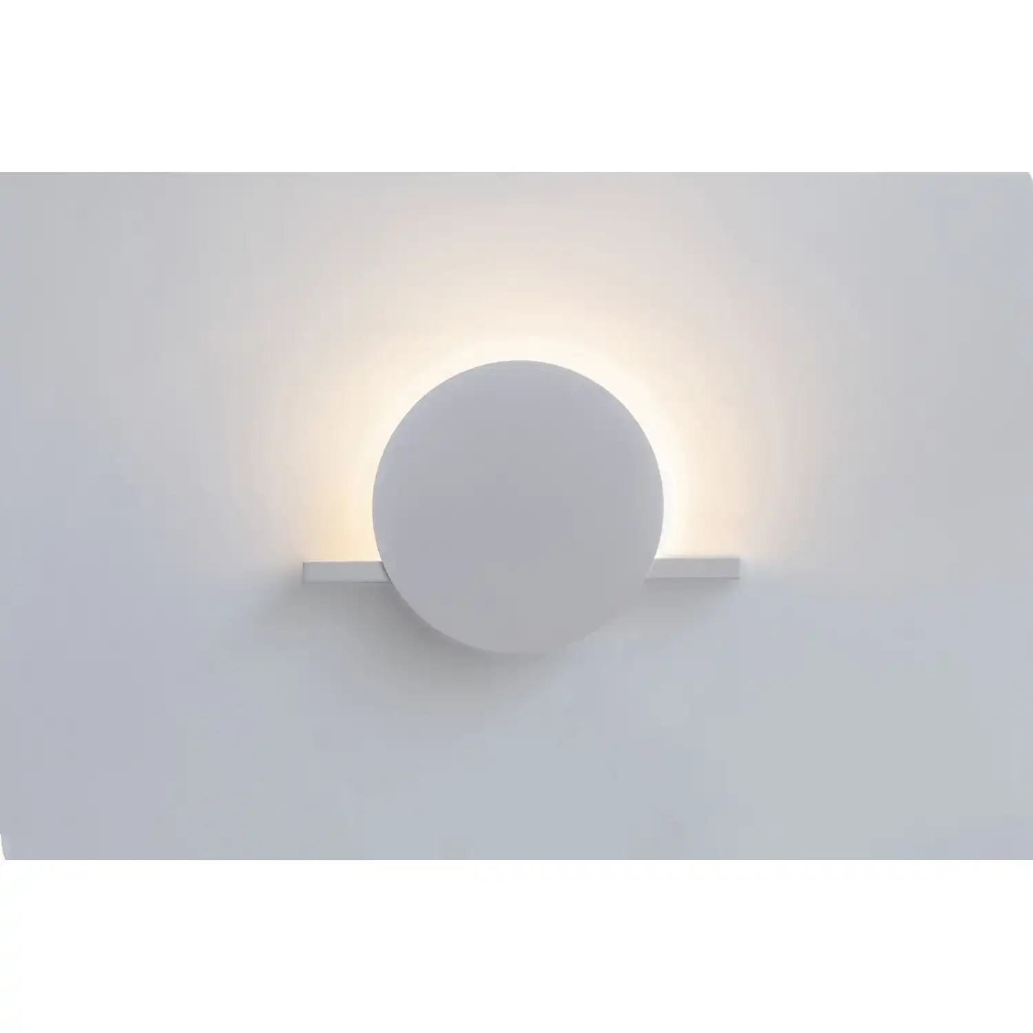 Eris 1 Light Wall Lamp, 8W LED, 3000K, 640lm, White, 3yrs Warranty