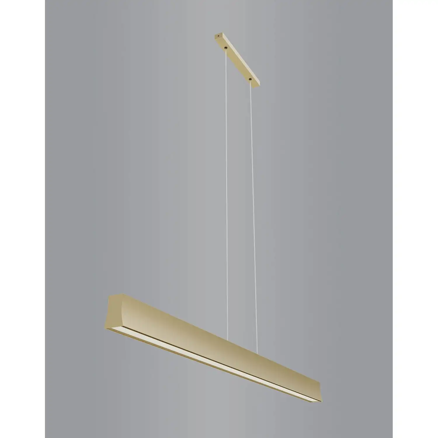 Hanok Linear Pendant 110deg, 38W LED, 3000K, 2850lm, Sand Brown, 3yrs Warranty