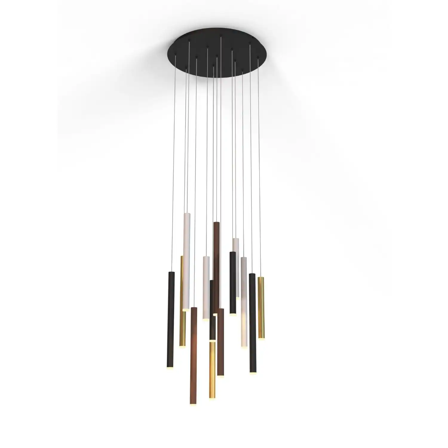 Cala Round 14 Light Pendant, 84W LED, 3000K, 5880lm, Sand White Sand Black Gold Rust Brown, 3yrs Warranty