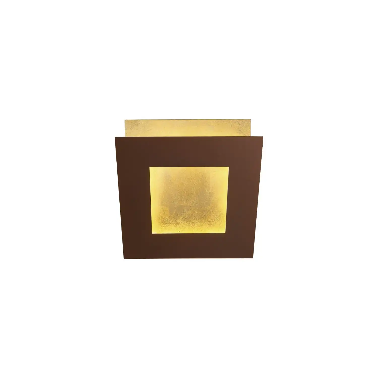 Dalia 14cm Wall Lamp, 12W LED, 3000K, 840lm, Gold Rust Brown, 3yrs Warranty