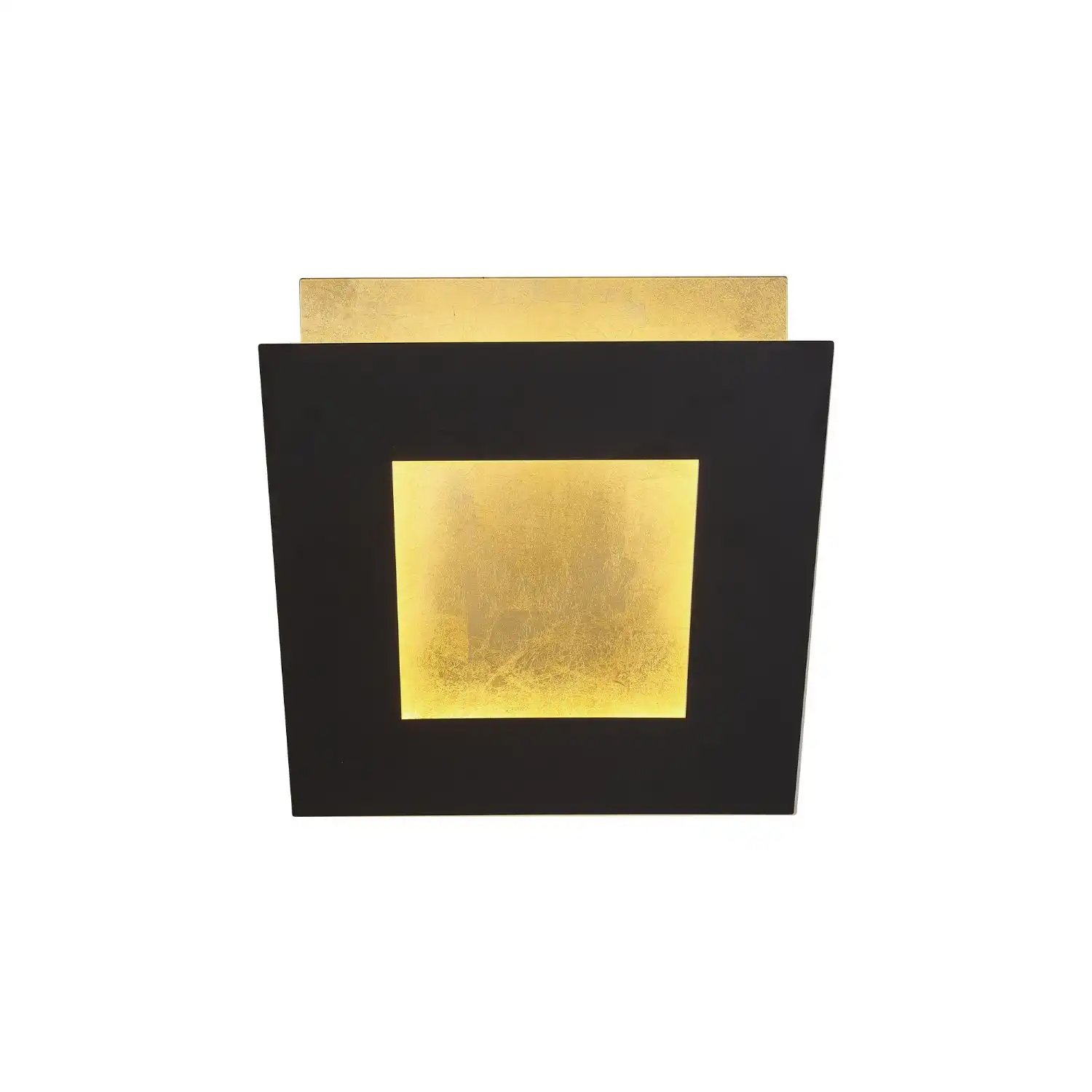 Dalia 18cm Wall Lamp, 18W LED, 3000K, 1260lm, Gold Black, 3yrs Warranty