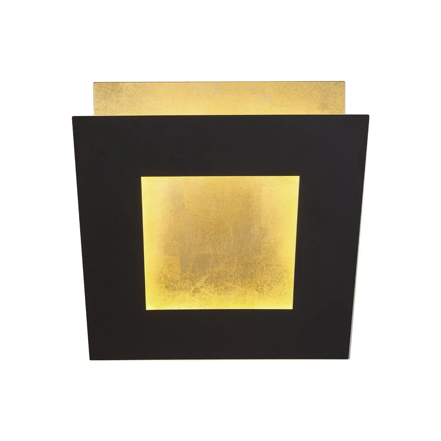 Dalia 22cm Wall Lamp, 24W LED, 3000K, 1680lm, Gold Black, 3yrs Warranty