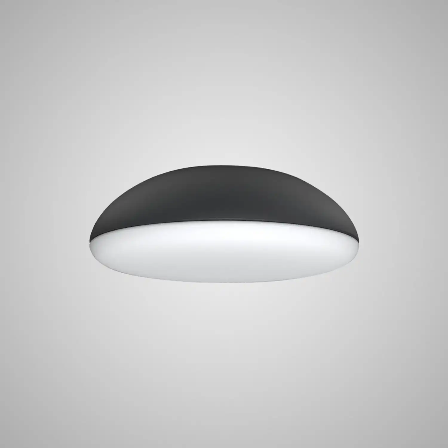 Kazz Ceiling 38cm Round, 4 x E27 (Max 20W LED), Black