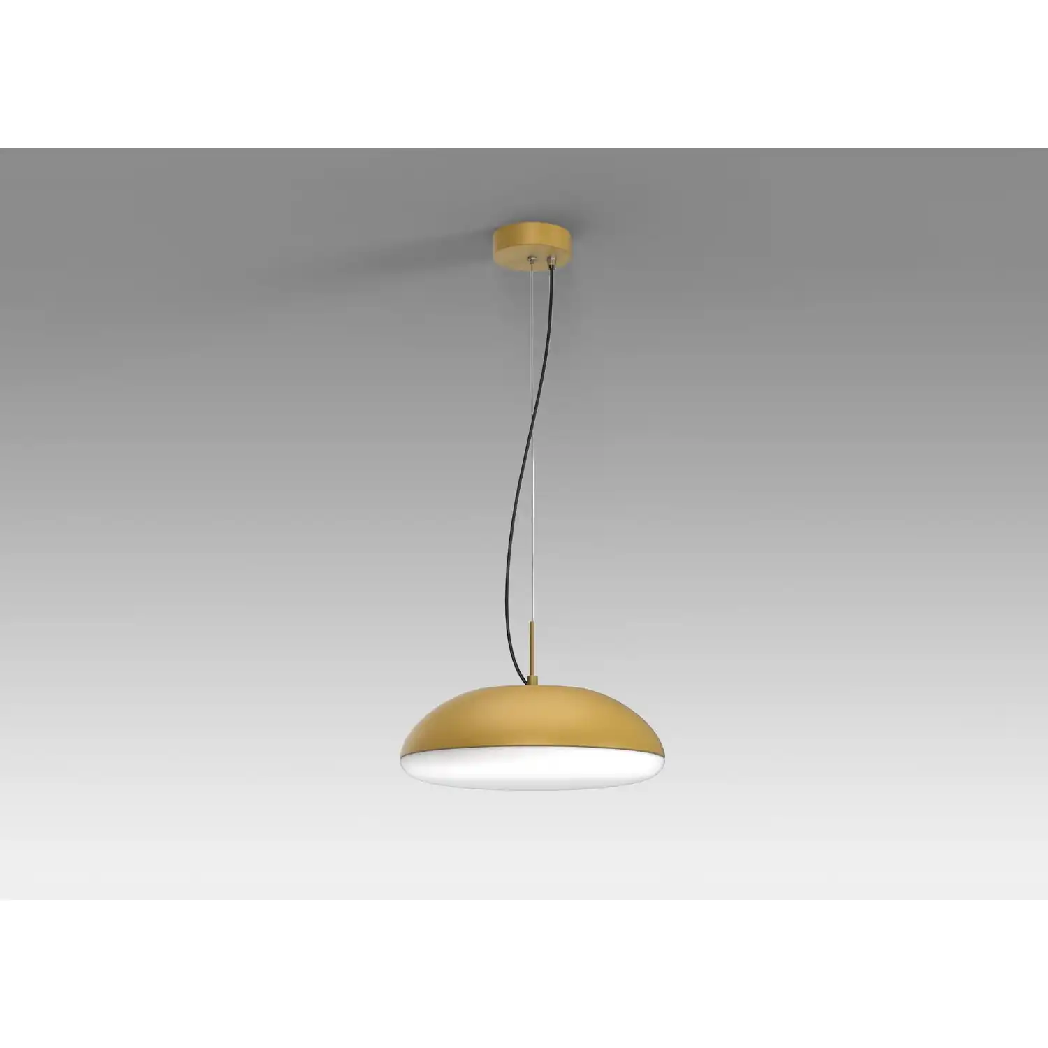 Kazz Pendant 38cm Round, 4 x E27 (Max 20W LED), Gold