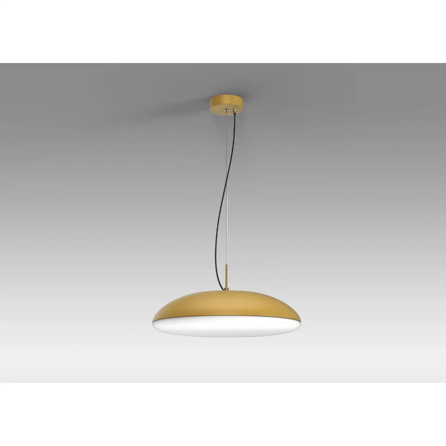 Kazz Pendant 50cm Round, 6 x E27 (Max 20W LED), Gold