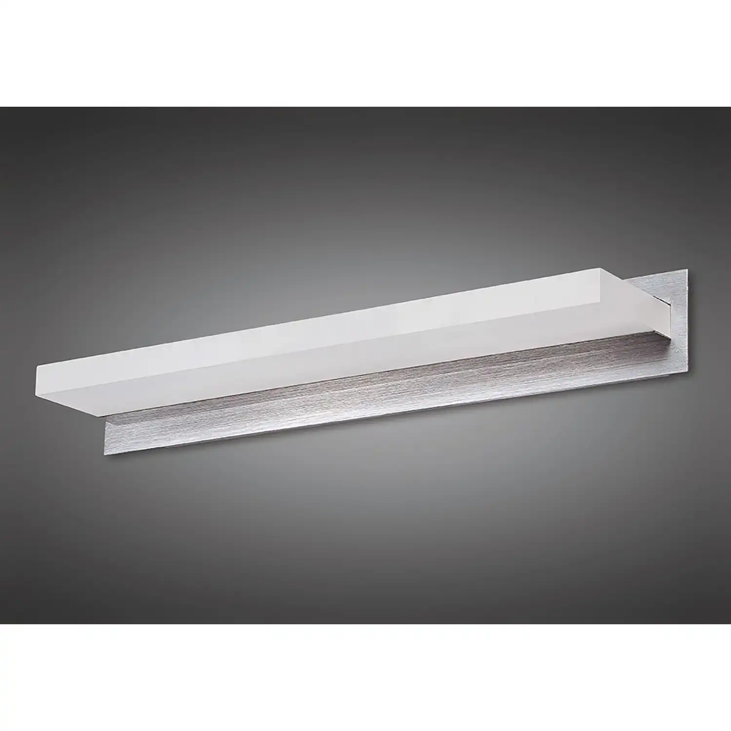 Taccia Wall Lamp 14W LED Large 3000K, 900lm, Polished Chrome Frosted Acrylic, 3yrs Warranty